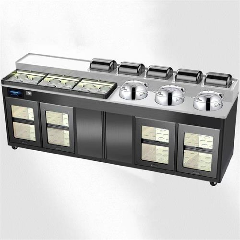 Hotpot restaurant smart seasoning table multifunct...