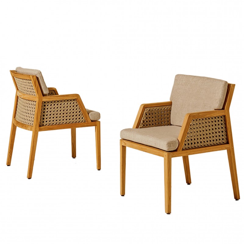 Outdoor balcony woven rattan chair