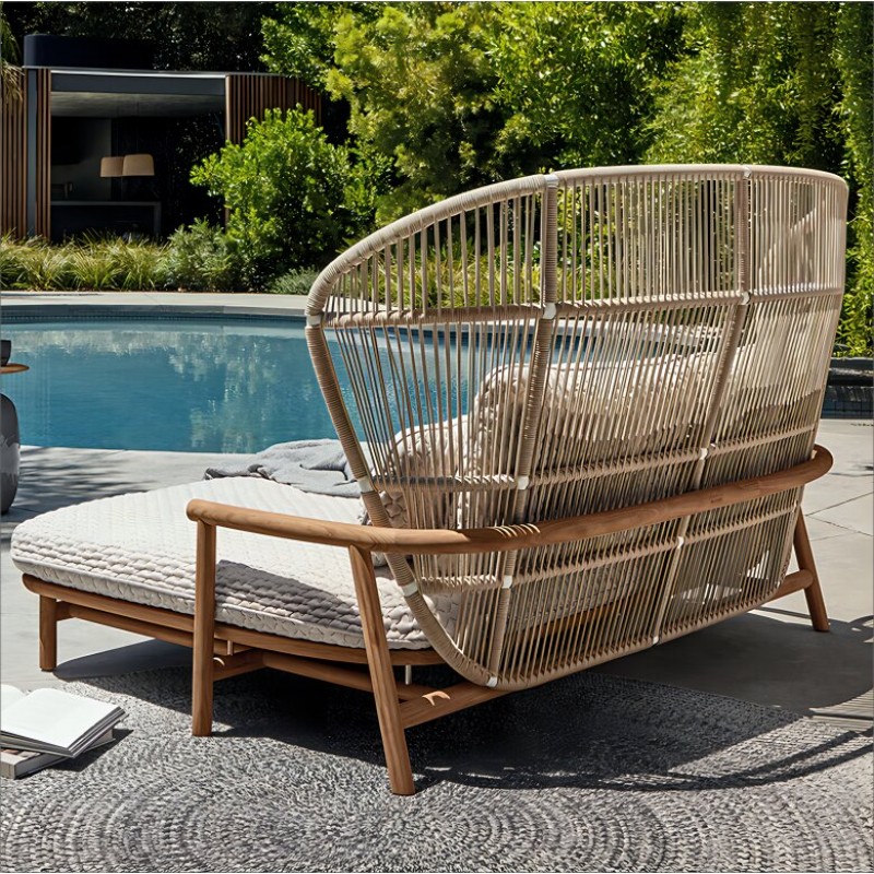 Outdoor patio leisure rattan chair