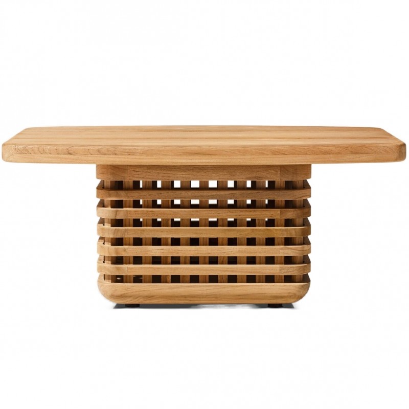 Courtyard outdoor teak dining table