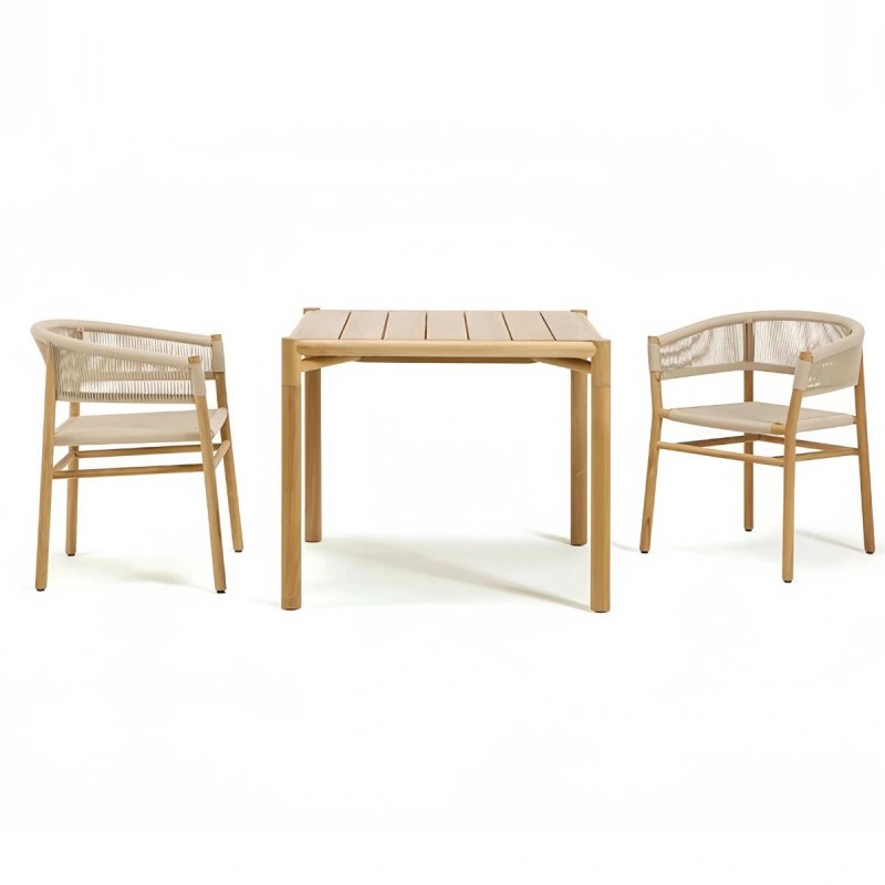 Courtyard outdoor simple table and chairs