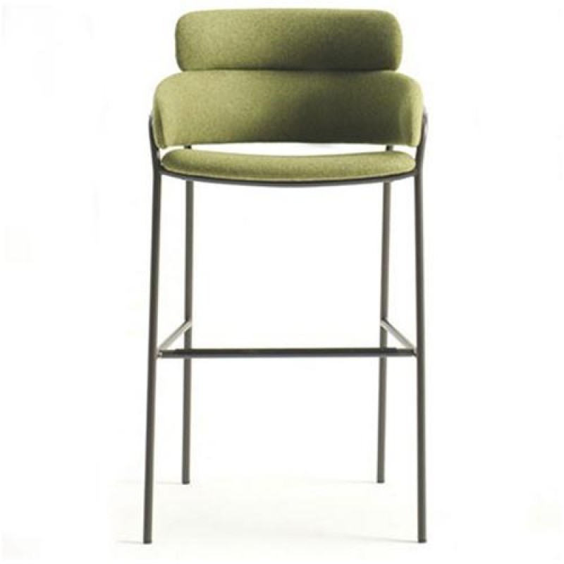 Modern Simple Coffee Shop Stainless Steel Bar Tall...