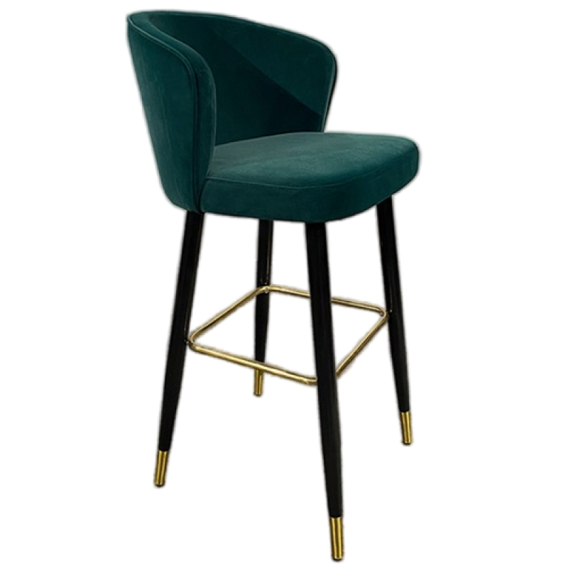 Metal high stool modern minimalist coffee chair