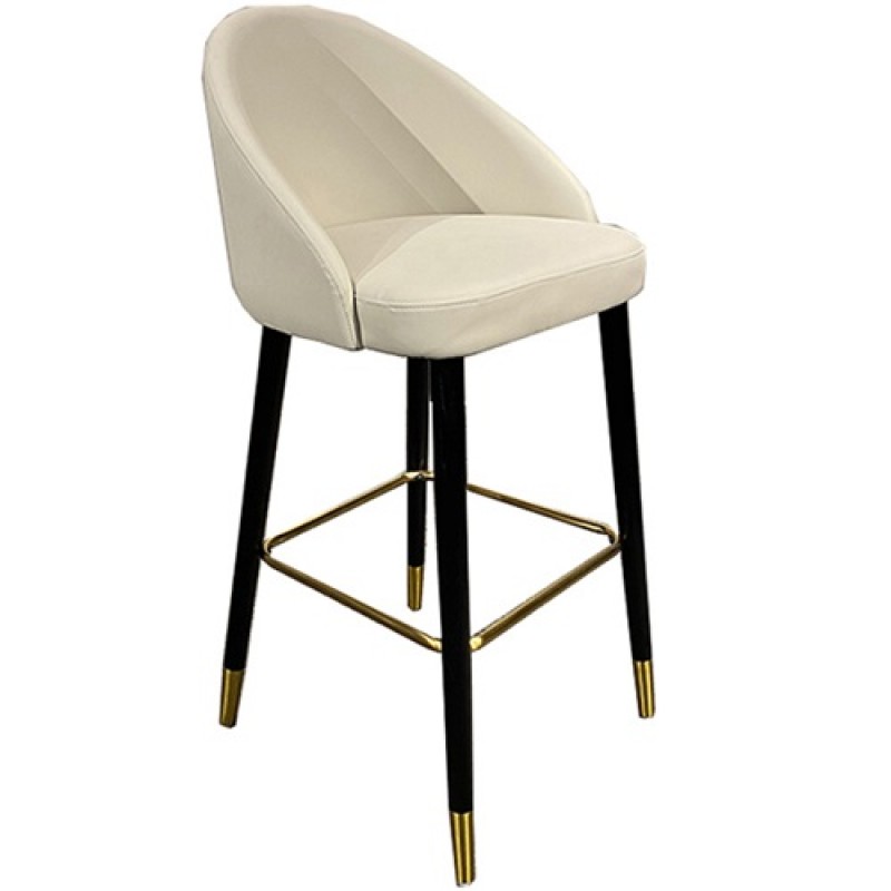 Coffee shop bar chair light luxury modern tall cha...