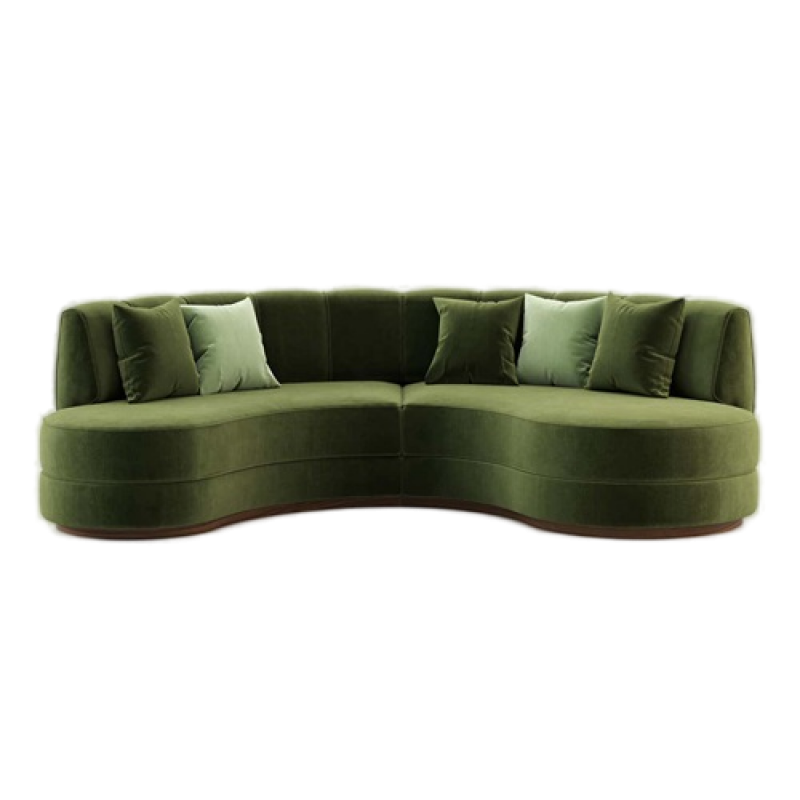 Music Bar Fashion Light luxury arc sofa