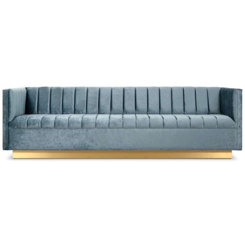 Hotel modern minimalist velvet sofa