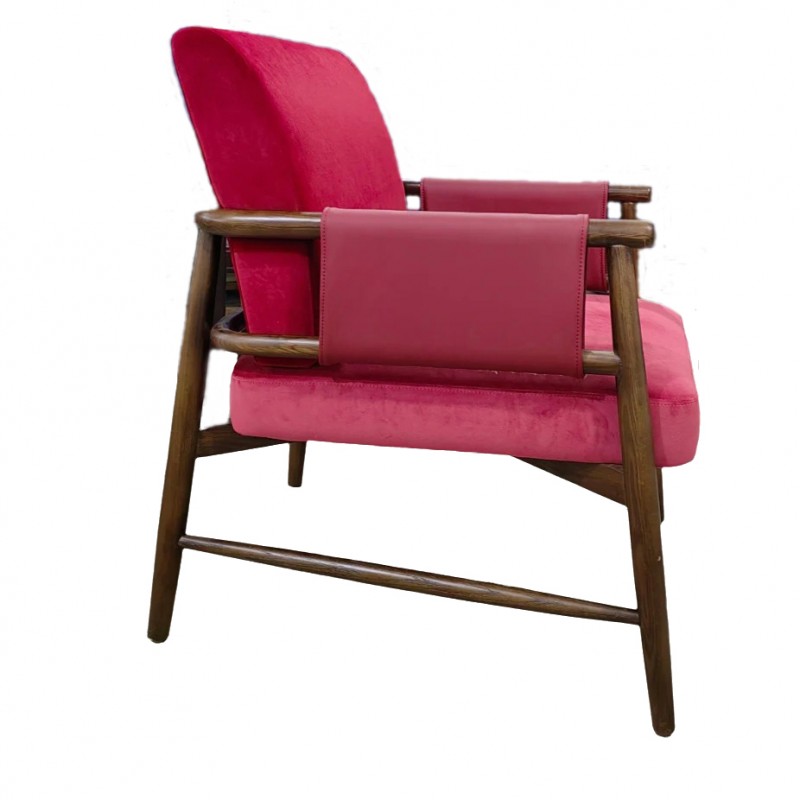Allox wood solid wood leisure single sofa chair