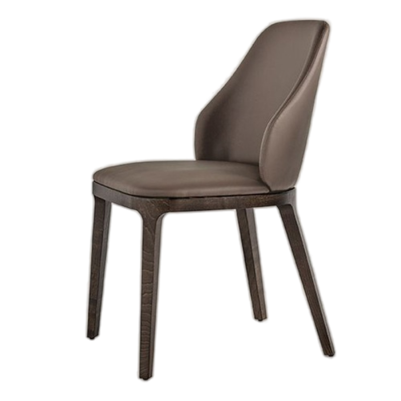 Coffee House Wood and Simple Nordic Back Chair