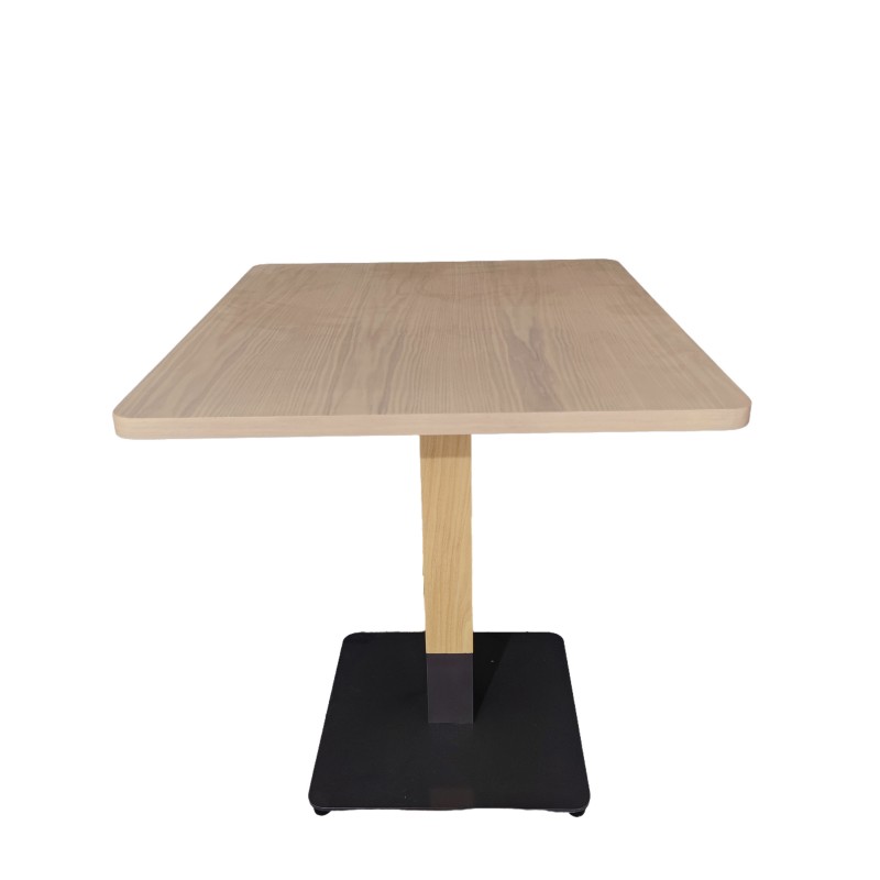 Cafe real wood dining table