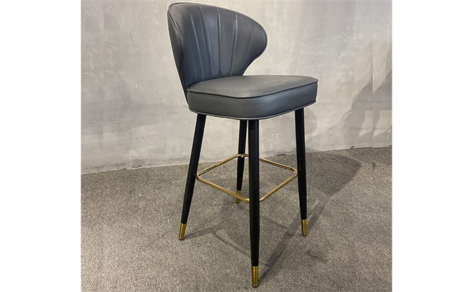 Cafe Modern Light Luxury Stainless Steel Chair