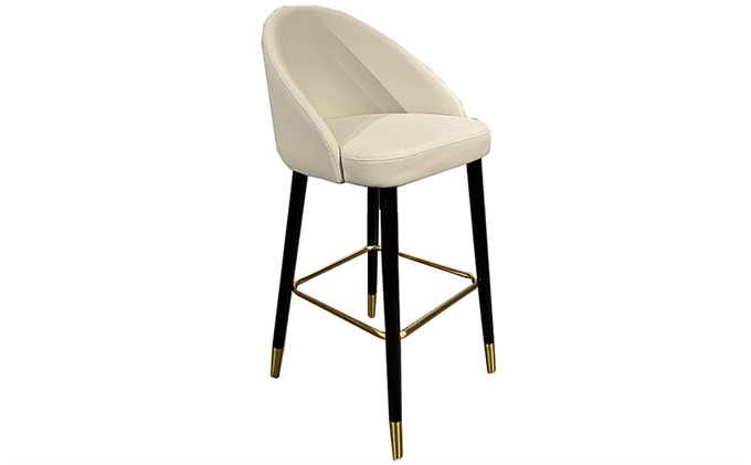 Coffee shop bar chair light luxury modern tall chair