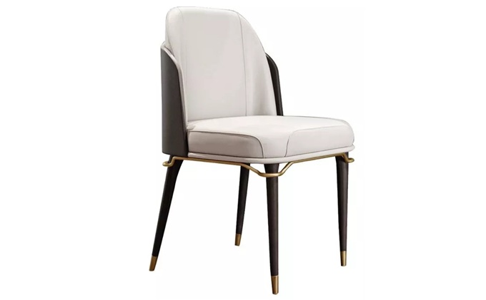 Senior Western Restaurant Fine Skin Soft Bag Metal Chair