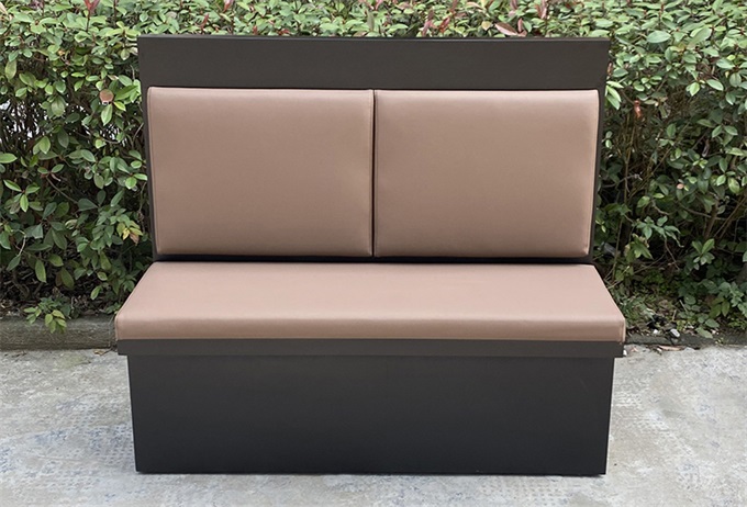 Fast food restaurant fashion dual card seat