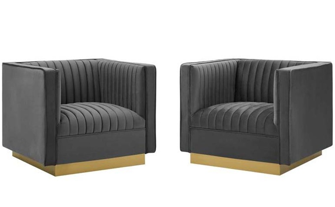 Fashion Light luxury leather soft bag single sofa