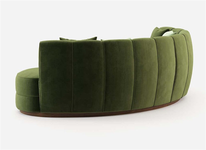 Music Bar Fashion Light luxury arc sofa