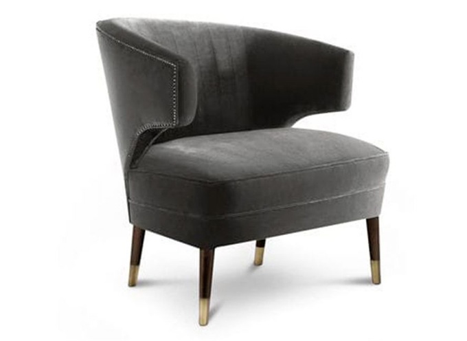 Single fabric sofa chair