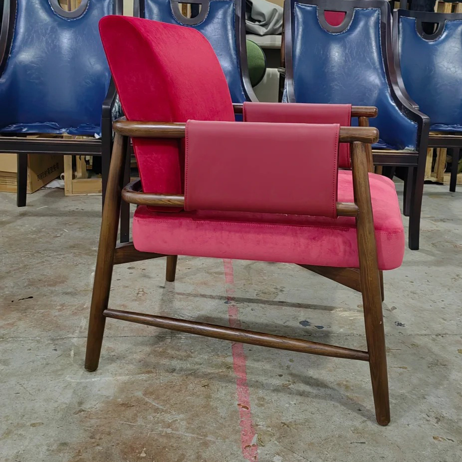 Allox wood solid wood leisure single sofa chair