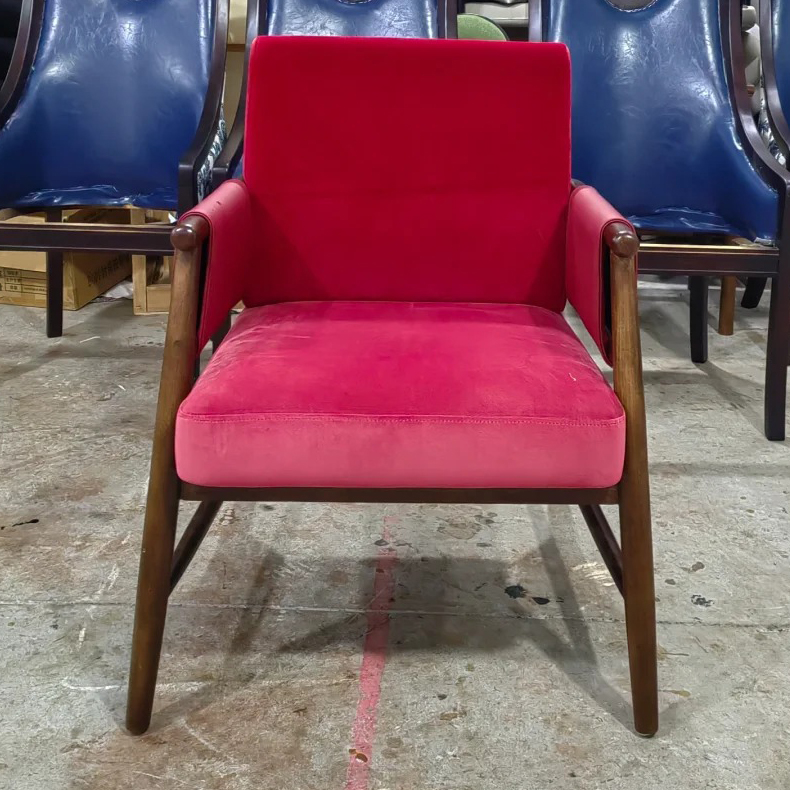 Allox wood solid wood leisure single sofa chair
