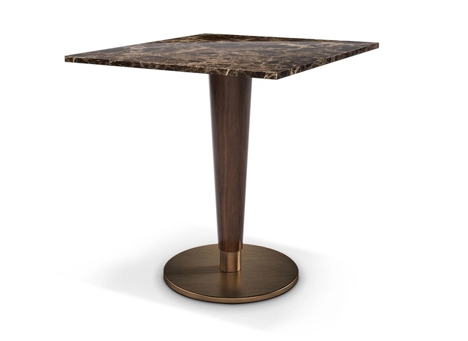 American marble solid wood light luxury coffee table